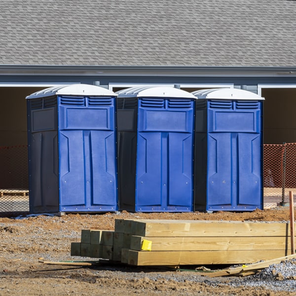 how do you dispose of waste after the porta potties have been emptied in Erath